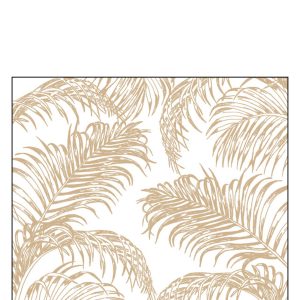 Paquet de  20 Serviettes Feuilles De Palmier Naturel Large